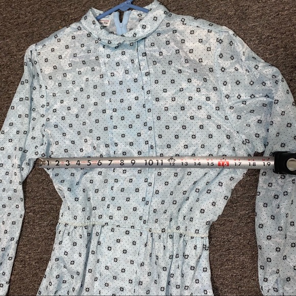 SOLD! 5❤️TRUE Vintage dress.small.medium.large orange white blue short - Picture 7 of 12